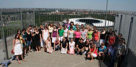 The observation platform on top of the Bell tower provides an excellent view over the city The observation platform on top of the Bell tower provides an excellent view over the city